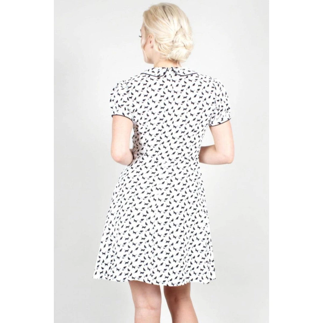 Voodoo Vixen Caddie Cat Print Dress Women's Apparel 5 Voodoo Vixen Caddie Cat Print Dress Women's Apparel