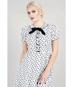 Voodoo Vixen Caddie Cat Print Dress Women's Apparel