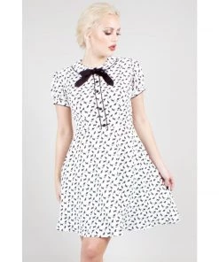 Voodoo Vixen Caddie Cat Print Dress Women's Apparel