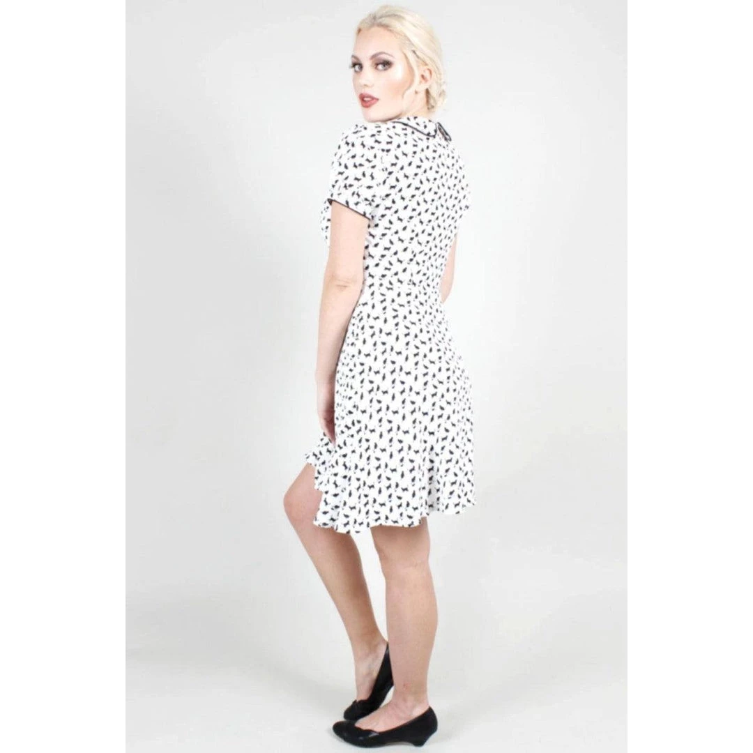 Voodoo Vixen Caddie Cat Print Dress Women's Apparel 6 Voodoo Vixen Caddie Cat Print Dress Women's Apparel