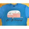 Star Struck Clothing Camping Tee In Blue Women's Apparel
