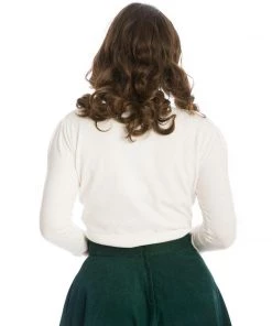 Banned Merry Catmus Cardigan In Creamy White