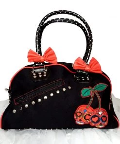 Banned Cherry Skull Dots Handbag Accessories 9 Banned Cherry Skull Dots Handbag Accessories