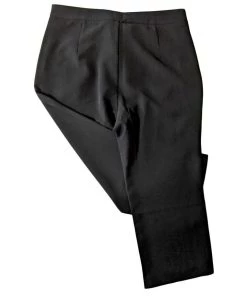 ChicStar Women's Apparel Cropped Tie-Waist Pants In Black