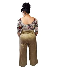 ChicStar Women's Apparel Garbo Pleated High Waist Pants In Khaki