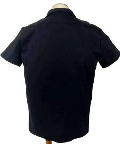 Glitz Glam And Rebellion Men's Bowling Shirt With Chile Pepper Panel