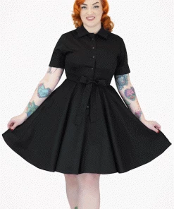 Hemet Circle Dress In Black