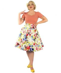 Hemet Floral Circle Skirt Women's Apparel