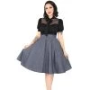 Hemet Circle Skirt In Denim Women's Apparel