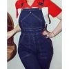 Star Struck Clothing Classic Overalls In Indigo Blue Women's Apparel