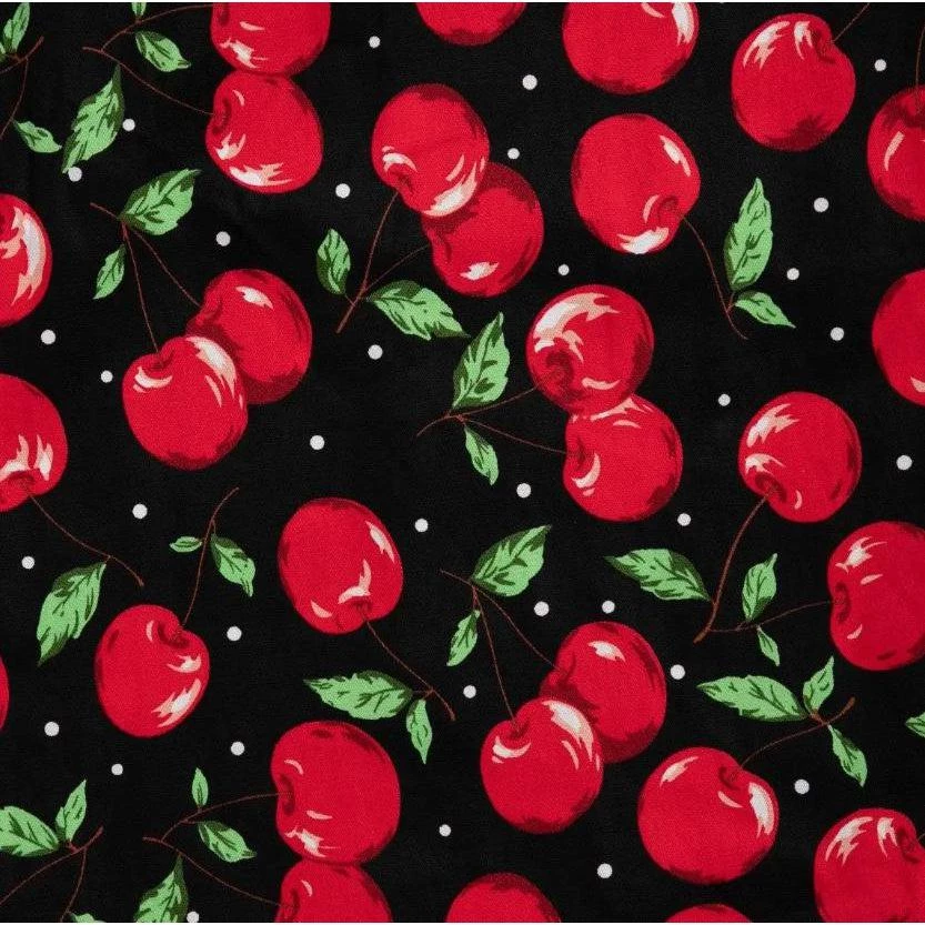 Dolly & Dotty Claudia Swing Dress In Cherries Print Women's Apparel 7 Dolly & Dotty Claudia Swing Dress In Cherries Print Women's Apparel