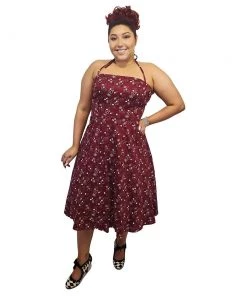 Collectif Sandy Bandana Flared Dress