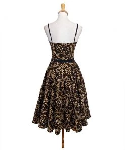 Collectif Nova Leopard Swing Dress Women's Apparel 14 Collectif Nova Leopard Swing Dress Women's Apparel