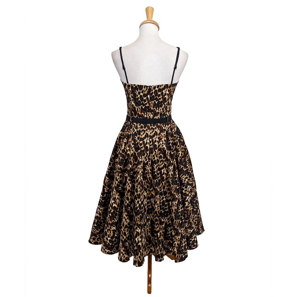 Collectif Nova Leopard Swing Dress Women's Apparel 7 Collectif Nova Leopard Swing Dress Women's Apparel