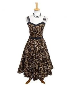Collectif Nova Leopard Swing Dress Women's Apparel 13 Collectif Nova Leopard Swing Dress Women's Apparel
