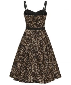 Collectif Nova Leopard Swing Dress Women's Apparel 15 Collectif Nova Leopard Swing Dress Women's Apparel