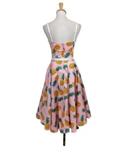 Collectif Nova Pineapple Swing Dress Women's Apparel
