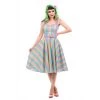 Women's Apparel Collectif Nova Rainbow Stripes Swing Dress