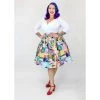 Hemet Circle Skirt In Comic Sewing Woes Print