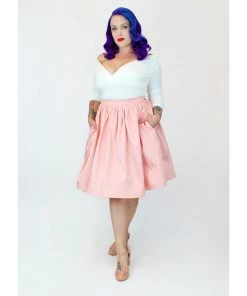 Hemet Circle Skirt In Salmon Pink Women's Apparel