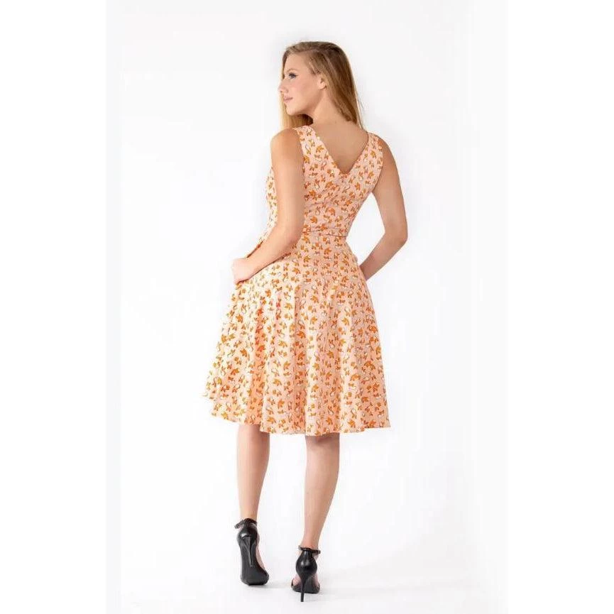 Eva Rose Corgilicious Swing Dress In Peach Women's Apparel 5 Eva Rose Corgilicious Swing Dress In Peach Women's Apparel