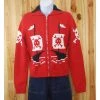Women's Apparel Star Struck 50's Pirate Cardigan In Red