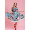 Women's Apparel Dolly & Dotty Darlene Dress In Blue Floral Print