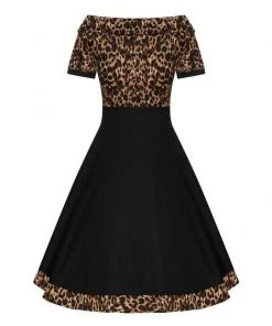 Women's Apparel Dolly & Dotty Darlene Dress In Leopard Print