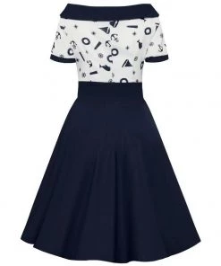 Women's Apparel Dolly & Dotty Darlene Dress In Nautical Print