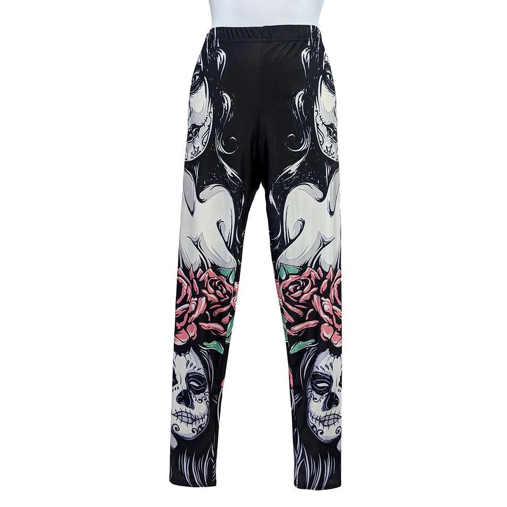 Glitz Glam And Rebellion Day Of The Dead Leggings 4 Glitz Glam And Rebellion Day Of The Dead Leggings