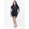 Women's Apparel Hemet Romper In Denim