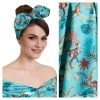 Dolly & Dotty Pinup And Rockabilly Headscarf In Dinosaur Print