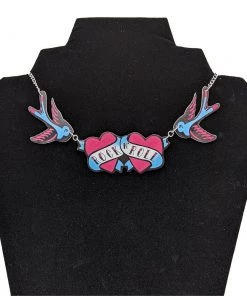 DollyCool Rock & Roll Swallows Necklace