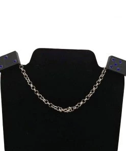 "Aye, Que Chula" Original Jewelry & Art Aye Que Chula Blue Domino Sweater Clip