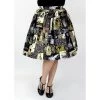 Hemet Circle Skirt In Edgar Allen Poe Print