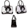Rock Rebel Edward Scissorhands Fleur-Di-Lis Bowler Handbag Accessories