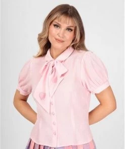 Collectif Erika Sweetheart Blouse Women's Apparel
