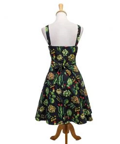 Eva Rose Sweetheart Dress In Cactus Flower Print