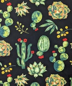 Eva Rose Sweetheart Dress In Cactus Flower Print