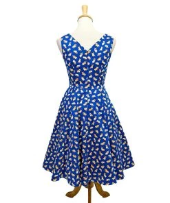 Eva Rose Corgilicious Swing Dress In Blue Women's Apparel 10 Eva Rose Corgilicious Swing Dress In Blue Women's Apparel