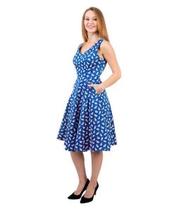 Eva Rose Corgilicious Swing Dress In Blue Women's Apparel 13 Eva Rose Corgilicious Swing Dress In Blue Women's Apparel