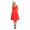 Eva Rose Red Hot Swing Dress Women's Apparel 2 Eva Rose Red Hot Swing Dress Women's Apparel