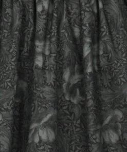 ChicStar Dark Night Swing Dress In Grey Floral