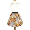 Hemet Pleated Skirt In Skull Folklorico Print Women's Apparel