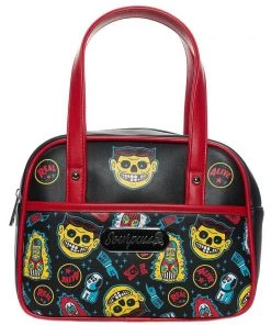 Sourpuss Freak Show Mini Bowler Purse Accessories