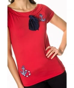 Banned Freyja Top In Red