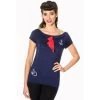 Banned Freyja Top In Navy Blue Women's Apparel 2 Banned Freyja Top In Navy Blue Women's Apparel