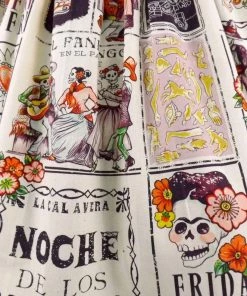 Women's Apparel Hemet Pleated Skirt In Frida Noche De Baile Print