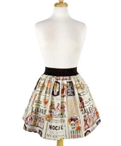 Women's Apparel Hemet Pleated Skirt In Frida Noche De Baile Print