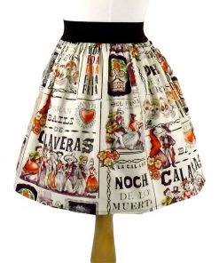 Women's Apparel Hemet Pleated Skirt In Frida Noche De Baile Print